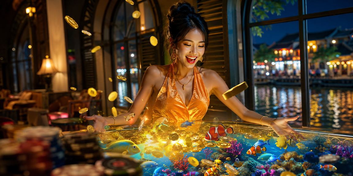 Khung cảnh giải trí casino tại Hội An với không gian sang trọng