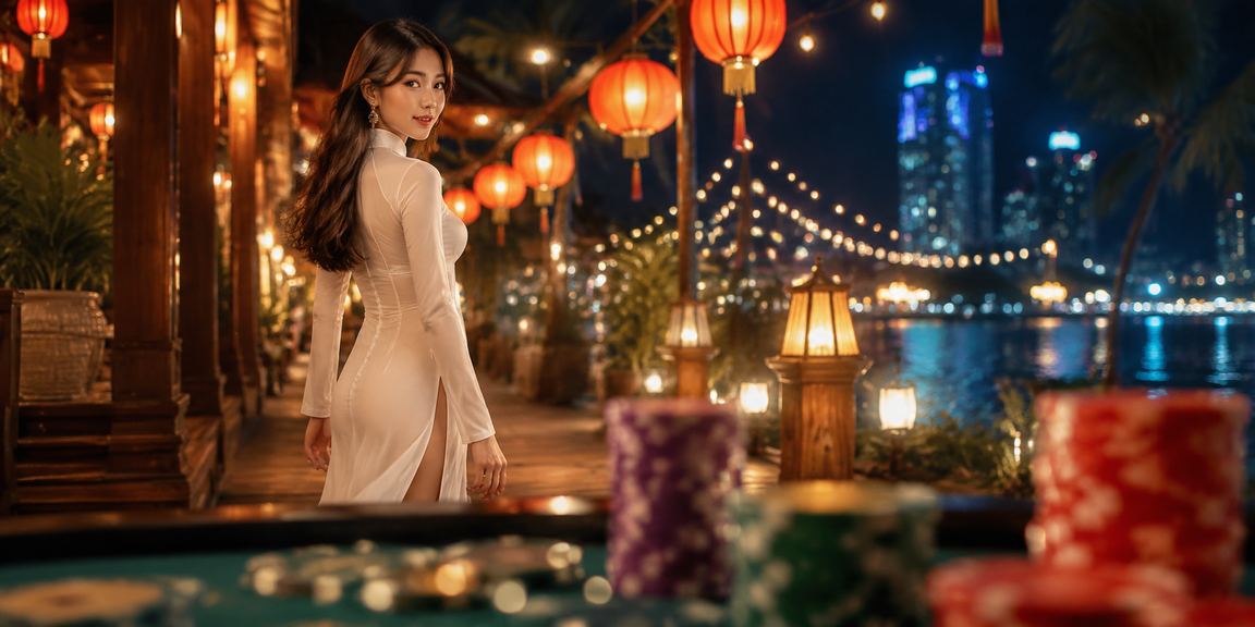 Khách hàng Phú Quốc nhận voucher trong trang phục Áo dài truyền thống